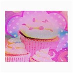 Cupcakes Covered In Sparkly Sugar Glasses Cloth (Small, Two Sided) Front