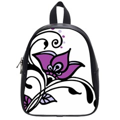 Awareness Flower School Bag (small) by FunWithFibro