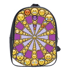 Circle Of Emotions School Bag (large) by FunWithFibro