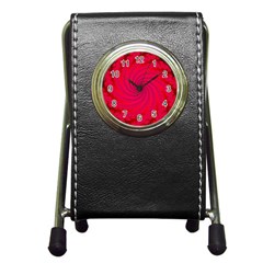 Fracrtal Stationery Holder Clock by UROCKtheWorldDesign