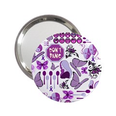 Fms Mash Up Handbag Mirror (2 25 ) by FunWithFibro