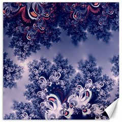 Pink And Blue Morning Frost Fractal Canvas 20  X 20  (unframed) by Artist4God