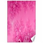 Soft Pink Frost of Morning Fractal Canvas 12  x 18  (Unframed) 11.88 x17.36  Canvas - 1