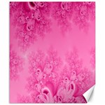 Soft Pink Frost of Morning Fractal Canvas 20  x 24  (Unframed) 19.57 x23.15  Canvas - 1