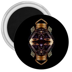 African Goddess 3  Button Magnet by icarusismartdesigns