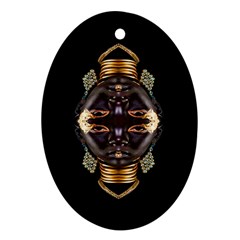 African Goddess Oval Ornament by icarusismartdesigns