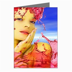 Tears Of Blood Greeting Card (8 Pack) by icarusismartdesigns