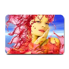 Tears Of Blood Small Door Mat by icarusismartdesigns