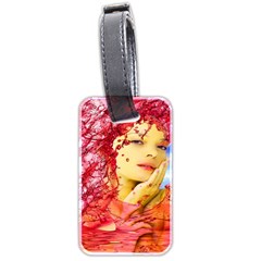 Tears Of Blood Luggage Tag (two Sides) by icarusismartdesigns