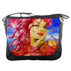 Tears Of Blood Messenger Bag by icarusismartdesigns