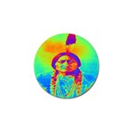 Sitting Bull Golf Ball Marker 4 Pack Front