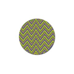 Zig Zag Pattern Golf Ball Marker by LalyLauraFLM