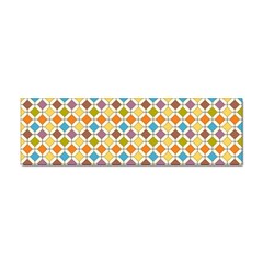 Colorful Rhombus Pattern Sticker Bumper (100 Pack) by LalyLauraFLM