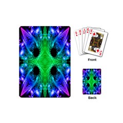 Alien Snowflake Playing Cards (mini) by icarusismartdesigns