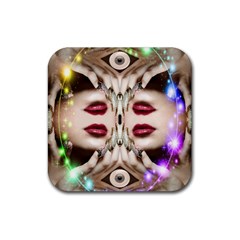 Magic Spell Drink Coaster (square) by icarusismartdesigns