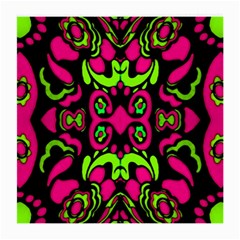 Psychedelic Retro Ornament Print Glasses Cloth (medium, Two Sided) by dflcprints