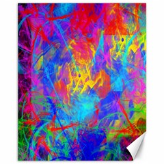 Colour Chaos  Canvas 11  X 14  (unframed) by icarusismartdesigns