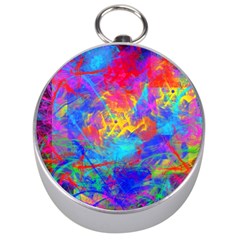 Colour Chaos  Silver Compass by icarusismartdesigns