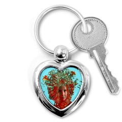 Flower Horizon Key Chain (heart) by icarusismartdesigns