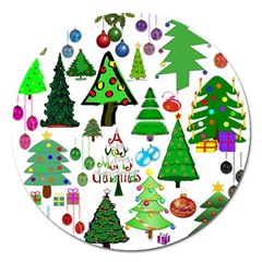 Oh Christmas Tree Magnet 5  (round) by StuffOrSomething