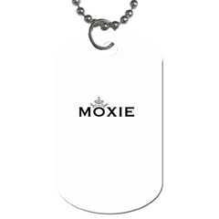 Moxie Logo Dog Tag (one Sided) by MiniMoxie