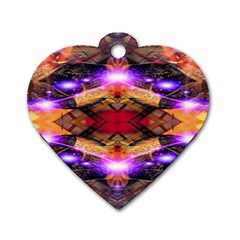 Third Eye Dog Tag Heart (two Sided) by icarusismartdesigns