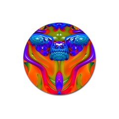 Lava Creature Magnet 3  (round) by icarusismartdesigns