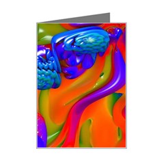 Lava Creature Mini Greeting Card by icarusismartdesigns