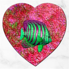 Fish Jigsaw Puzzle (heart) by icarusismartdesigns