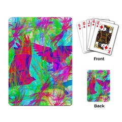 Birds In Flight Playing Cards Single Design by icarusismartdesigns