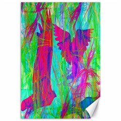 Birds In Flight Canvas 12  X 18  (unframed) by icarusismartdesigns