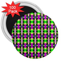 Pattern 3  Button Magnet (100 Pack) by Siebenhuehner