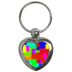 Pattern Key Chain (heart) by Siebenhuehner