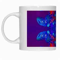 Abstract Reflections White Coffee Mug by icarusismartdesigns