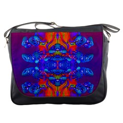 Abstract Reflections Messenger Bag by icarusismartdesigns