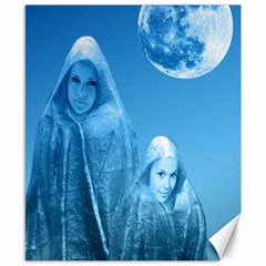 Full Moon Rising Canvas 8  X 10  (unframed) by icarusismartdesigns