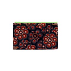 Modern Floral Decorative Pattern Print Cosmetic Bag (xs) by dflcprints