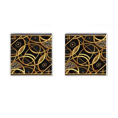 Futuristic Ornament Decorative Print Cufflinks (square) by dflcprints