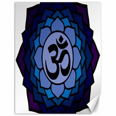 Ohm Lotus 01 Canvas 18  X 24  (unframed) by oddzodd