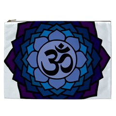 Ohm Lotus 01 Cosmetic Bag (xxl) by oddzodd