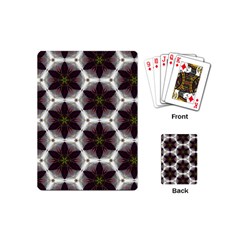 Cute Pretty Elegant Pattern Playing Cards (mini) by GardenOfOphir