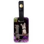 Two Horses Luggage Tag (One Side) Front