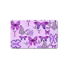 Purple Awareness Butterflies Magnet (name Card) by FunWithFibro