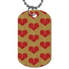 Sparkle Heart  Dog Tag (two-sided)  by Kathrinlegg