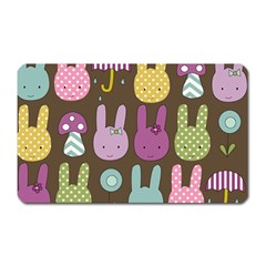 Bunny  Magnet (rectangular) by Kathrinlegg