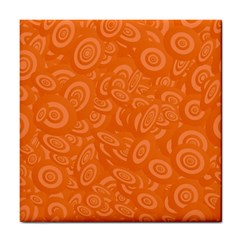 Orange Abstract 45s Ceramic Tile by StuffOrSomething