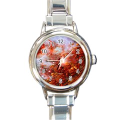 Star Dream Round Italian Charm Watch by icarusismartdesigns