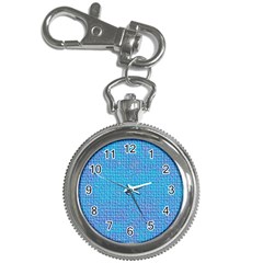 Textured Blue & Purple Abstract Key Chain Watch by StuffOrSomething