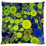 Polka Dot Retro Pattern Large Flano Cushion Case (One Side) Front