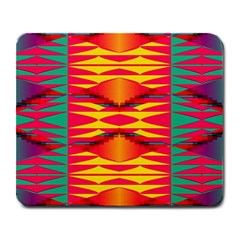 Colorful Tribal Texture Large Mousepad by LalyLauraFLM